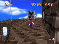 une photo d'Ã©cran de Super Mario 64 sur Nintendo 64